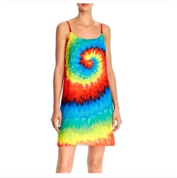 Alice + Olivia emmie tie dye mini dress SIZE Small NWT - Picture 5 of 16